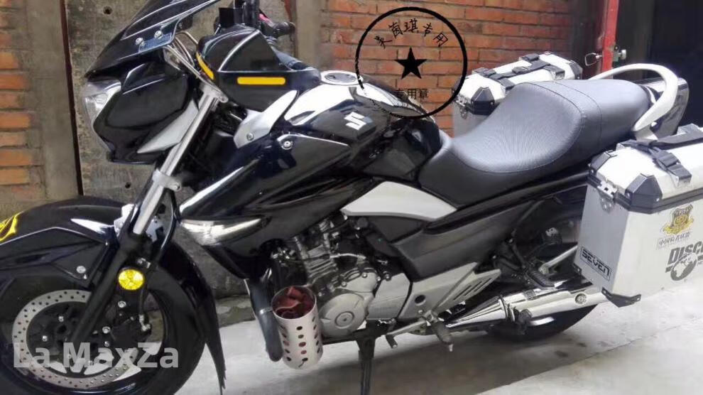 适用于gw250坐垫改装配件调整后座往前滑摩托车坐垫改加宽加软加高