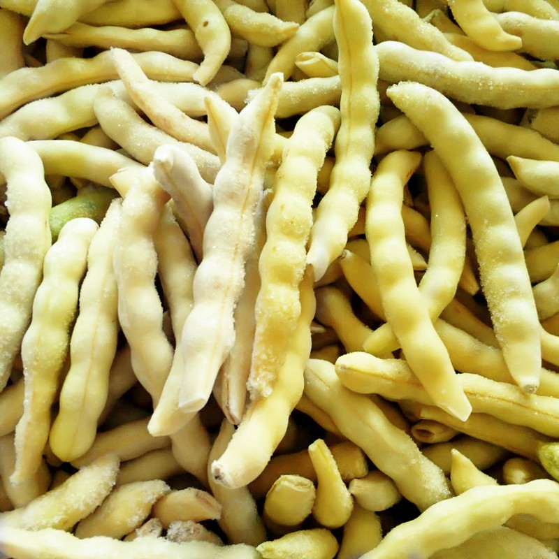 东北速冻黄金钩豆角勾沟黄八月忙鼓豆豆角新鲜蔬菜25kg