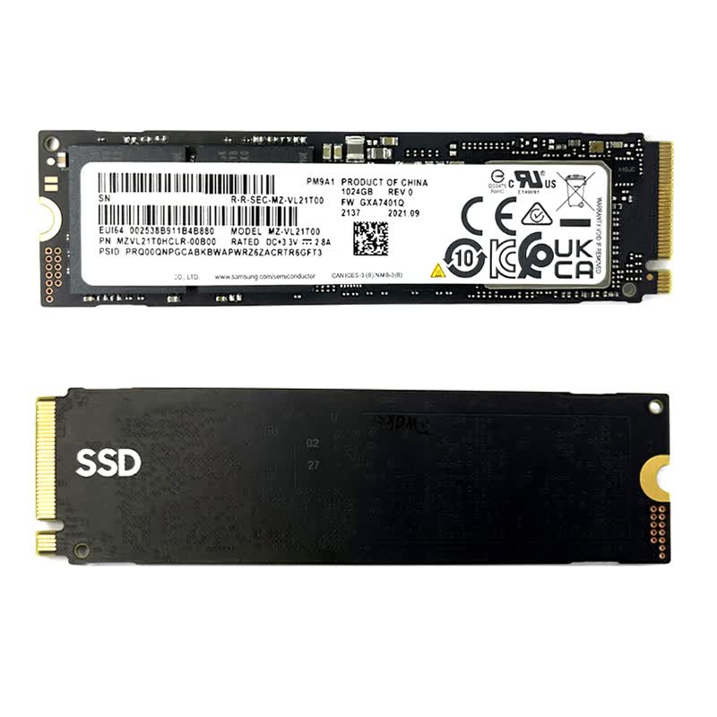 适用三星pm9a1 256gb pcie4 nvme固态硬盘ahseck981a/980 256g pm981a