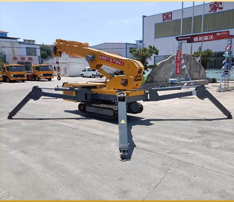 定制适用蜘蛛吊履带吊小型吊机微型吊车可加装遥控油电两用吊机遥控小