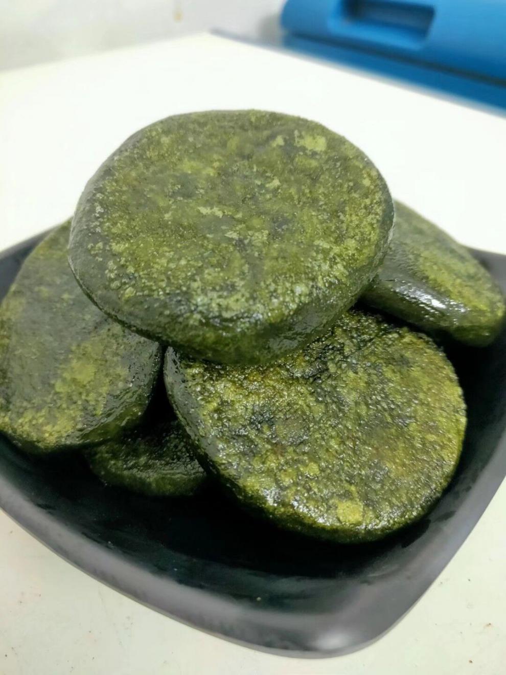 湖南土特产蒿子粑粑 蒿草粑粑 清明果 500g真空包装【现做现发】 新疆