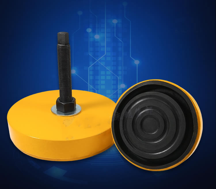 冲床减震垫防震垫脚垫机床垫铁可调垫吸震橡胶行家之选63吨80吨v5240