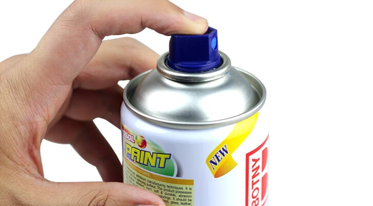 保赐利手摇自喷漆苹果绿色喷漆汽车金属划痕改色模型苹果绿油漆37葱