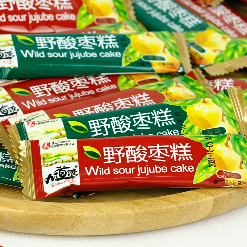 帕辣帕辣 九道湾 酸枣糕湖南特产野南酸枣片干酸枣条零食好吃的蜜饯