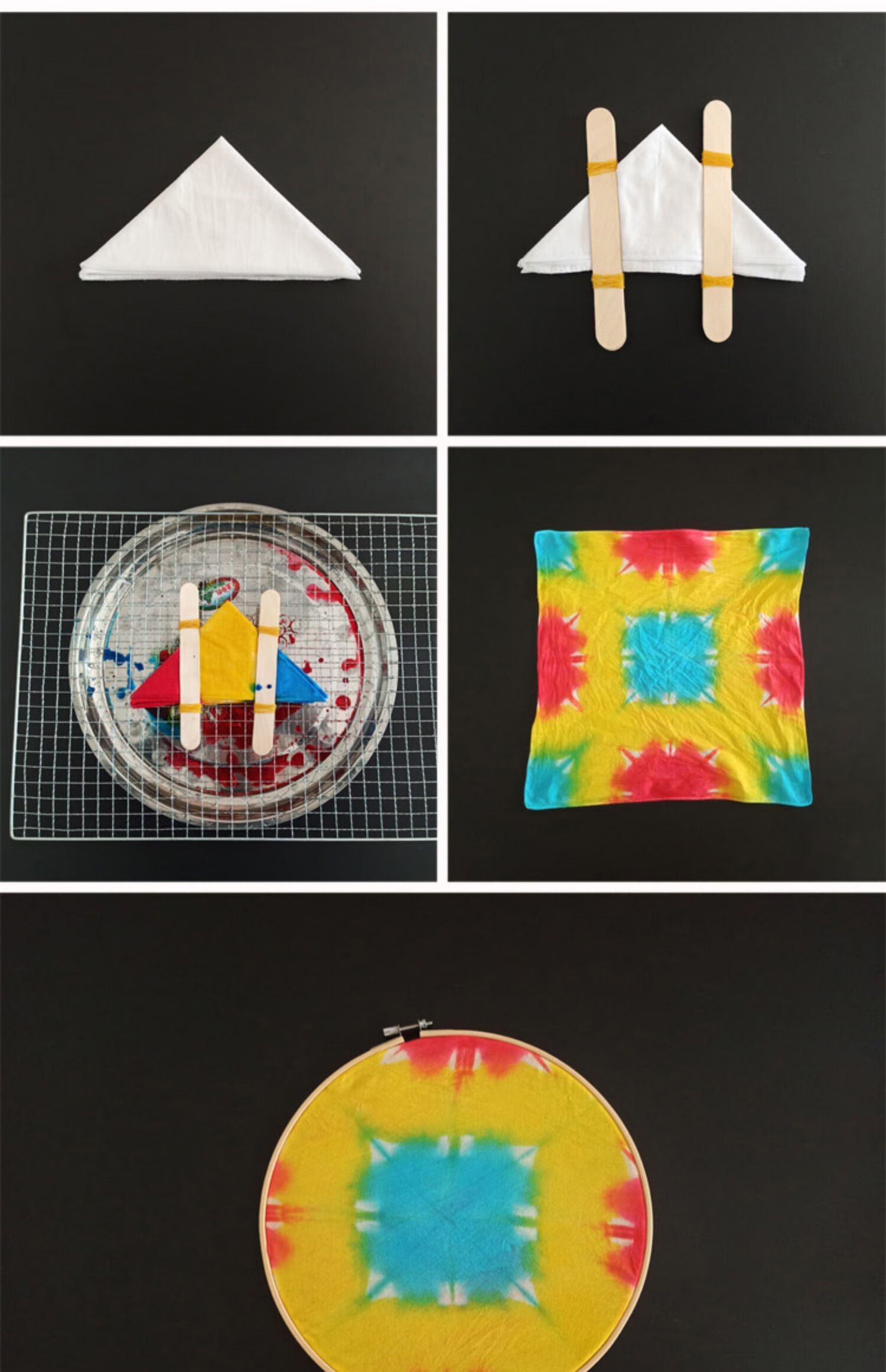 滴染颜料 大雁扎染专用染料diy工具材料包冷水免煮颜料布料幼儿园全套