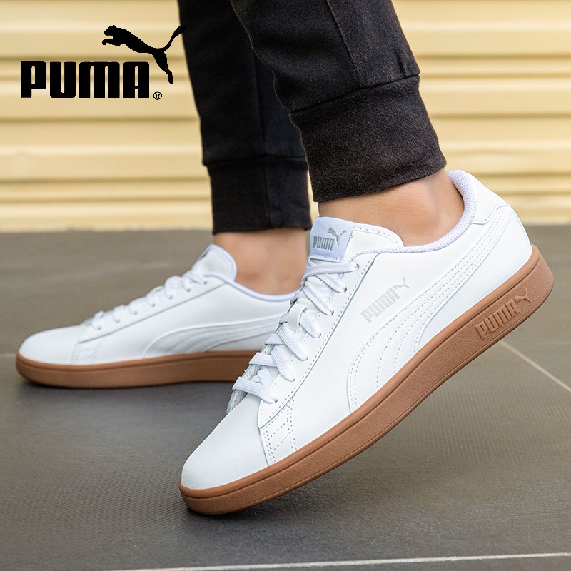 puma彪马男鞋板鞋2022春季运动鞋男青少年小白鞋休闲鞋鞋子白绿