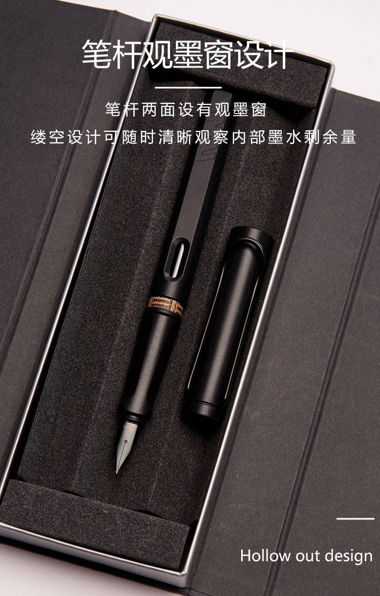 凌美(lamy)钢笔狩猎者系列男士高档礼盒学生专用练字定制墨水笔 蓝 m