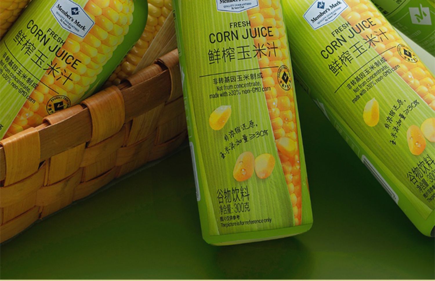 鲜榨玉米汁(谷物饮料) 物理压榨果蔬汁300g*24瓶【图片 价格 品牌