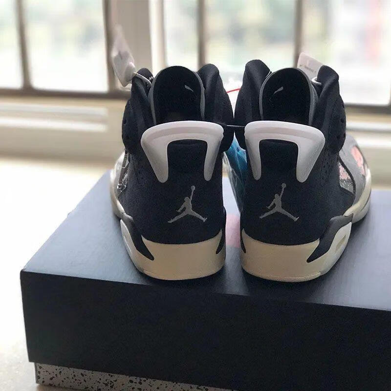 纯原现货现发款乔6retrotechchromeaj6烟灰男女情侣篮球鞋烟灰色41