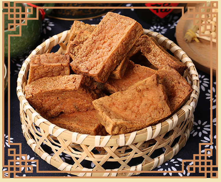 锦春香锦州孜然豆干东北特产油炸香干黄金卤水豆腐干素鸡素食孜然豆干