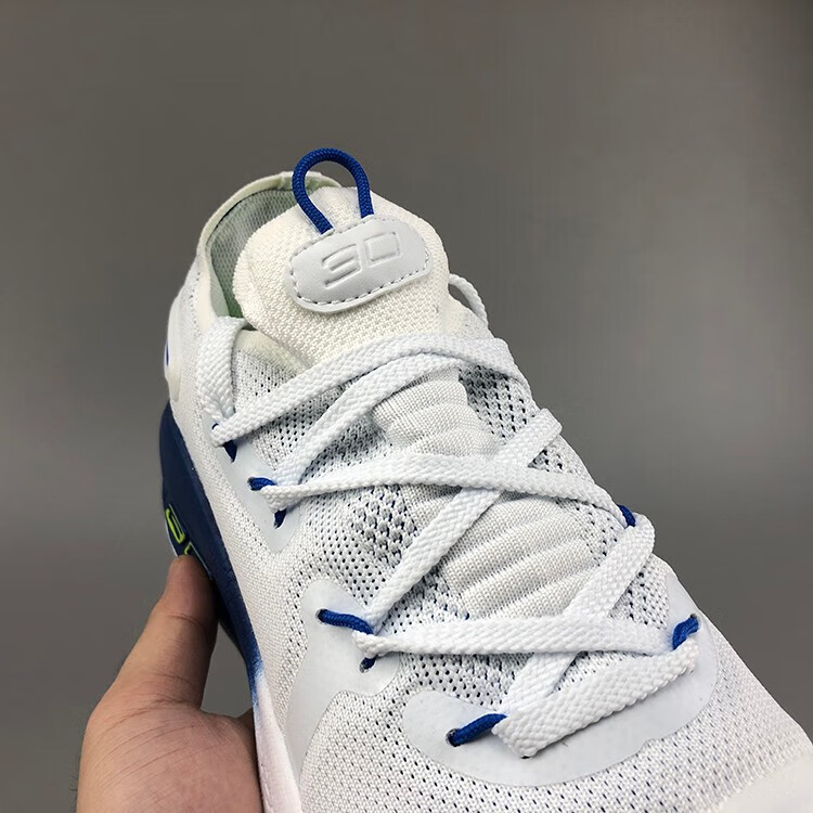 外贸库里7代6男士2021中低帮潮流透气软底防滑耐磨实战篮球鞋 水月 45