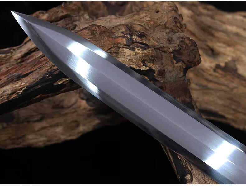 承影剑汉剑花纹钢八面剑钢刀剑龙市宝剑冷刀器未开刃桔色