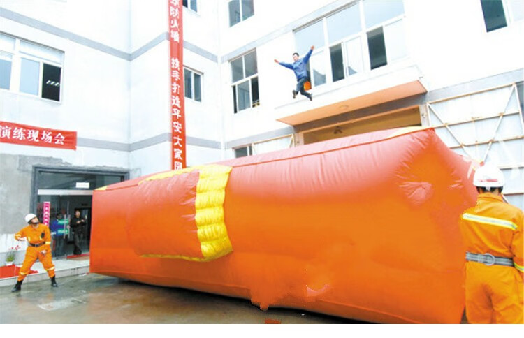 充气消防救生救援安全气垫高空作业跳楼逃生工地消防检查防摔气垫