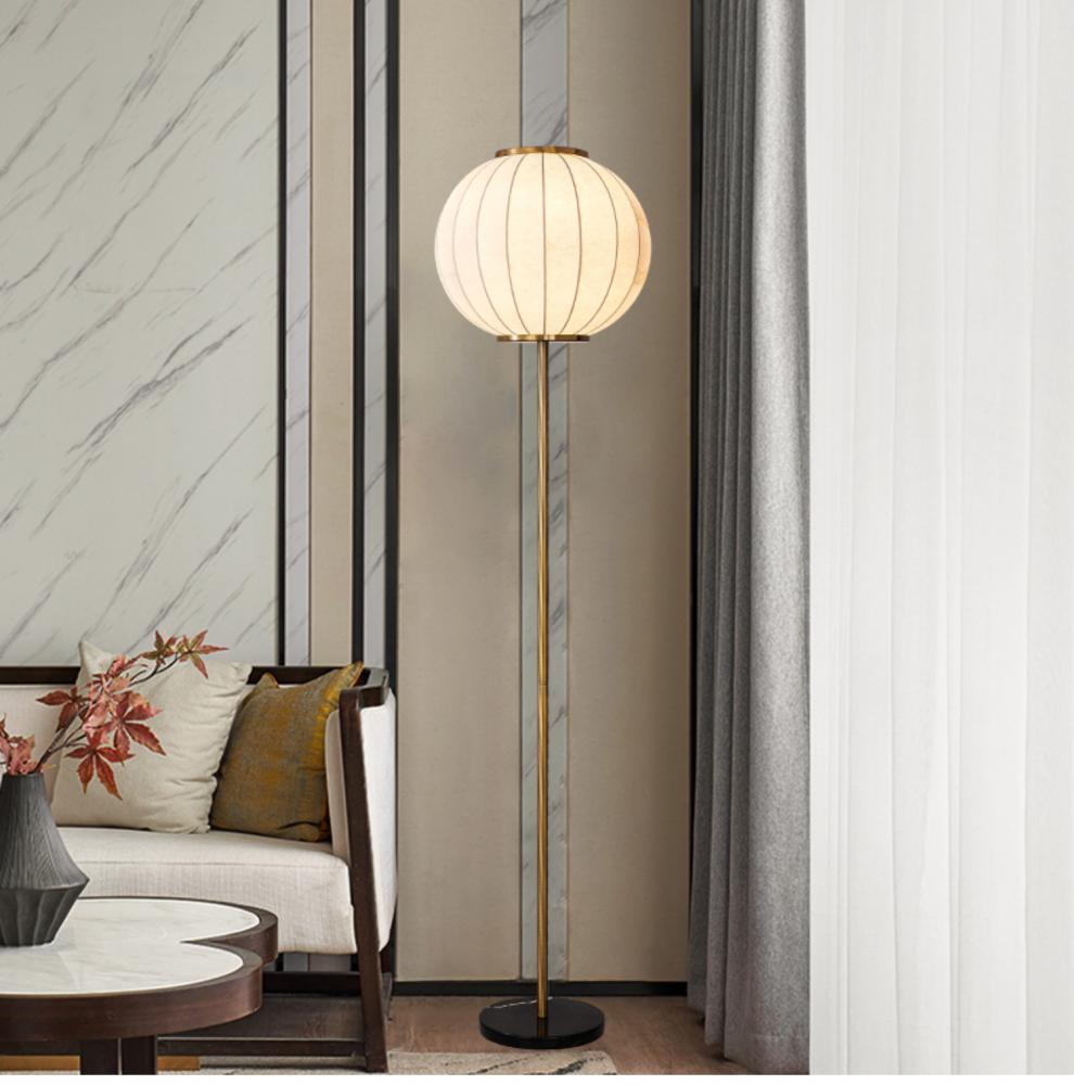 树枝落地灯树枝落地灯诧寂风新中式灯中国风现代灯笼布艺禅意酒店灯