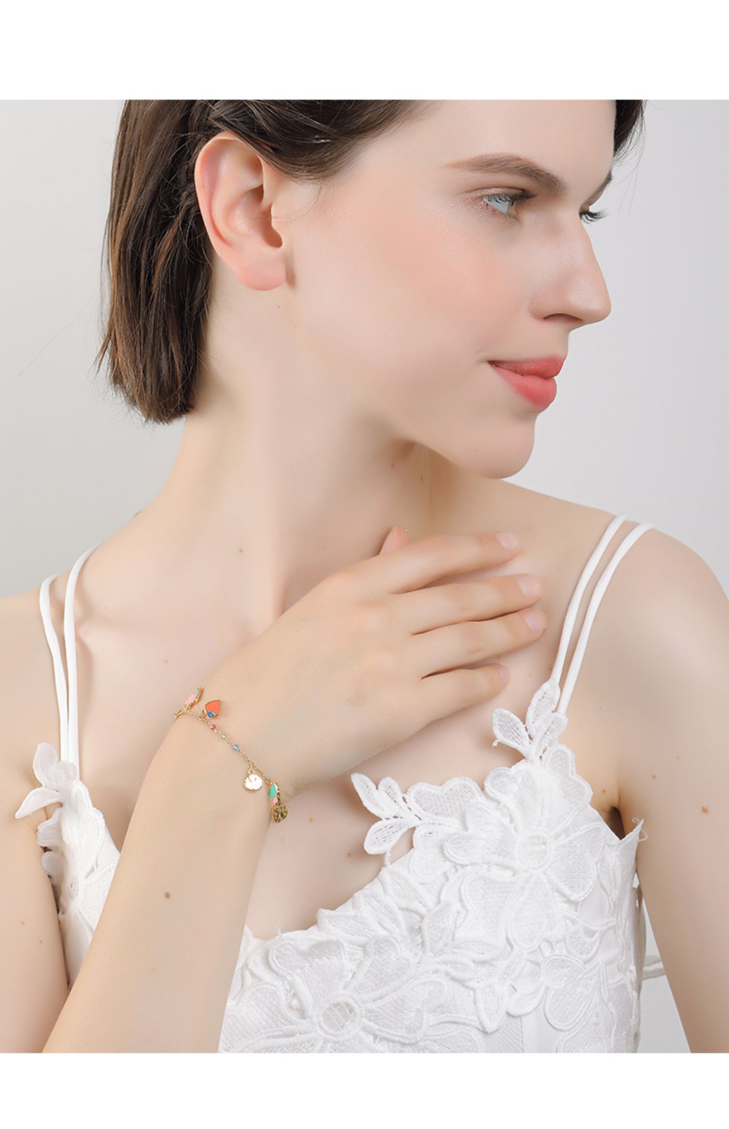 奇饰妙想手链女ins小众设计多坠几何简约百搭森系少女心超仙饰品首饰