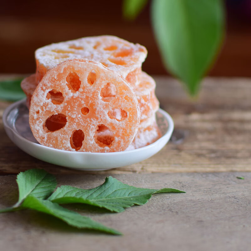 冰糖莲子糖即食莲藕糖结婚庆喜糖果蜜饯蔬果干传统零食特产年货 糖