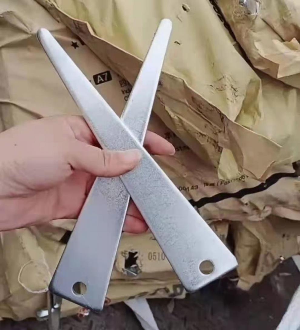 秋屏方柱扣销子铁销片加固件配件销板梁夹具销片三角销片斜铁g可定制