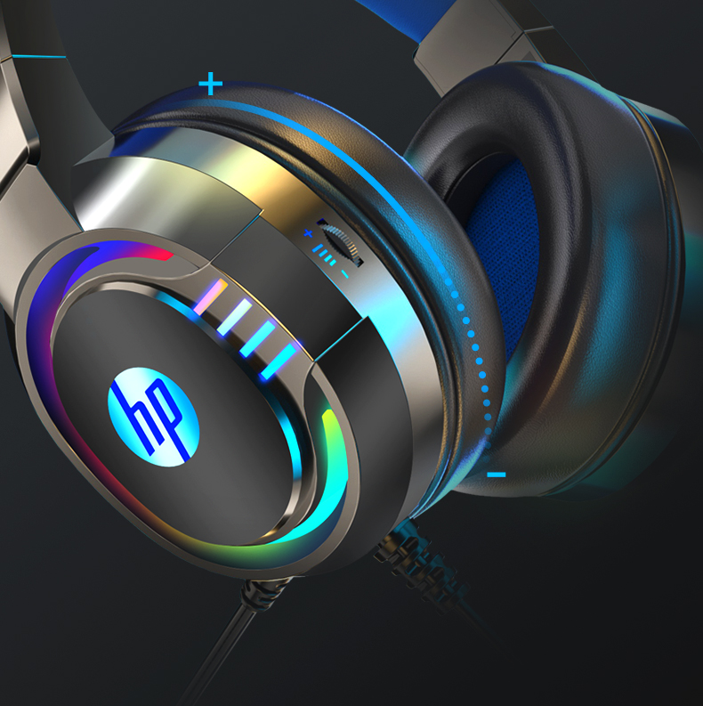 kankeirr惠普(hp) 8003头戴式耳机有话筒英语听力有线耳麦游戏听声辨