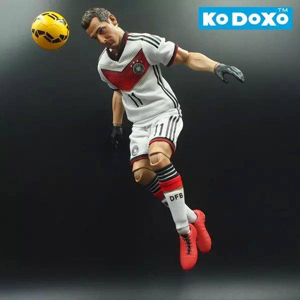 c罗手办可动模型 足球明星c罗梅西鲁尼可动公仔1/6兵人偶手办模型纪念