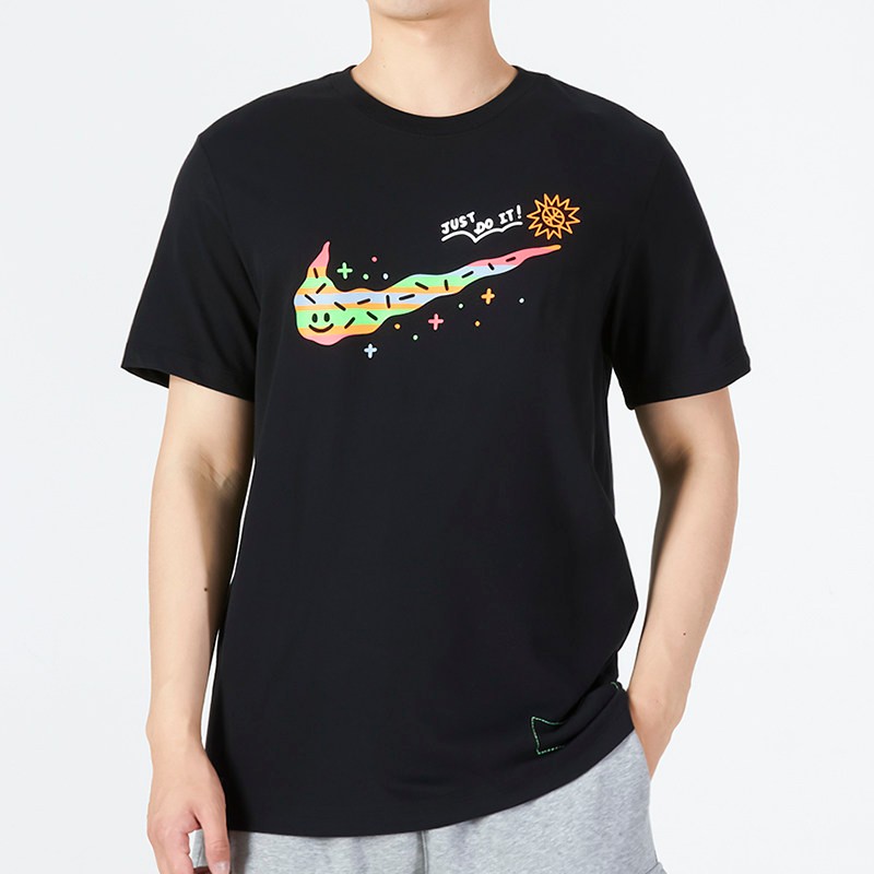 nike耐克t恤男子swoosh运动休闲圆领短袖t恤dv1215010dv3189010xl