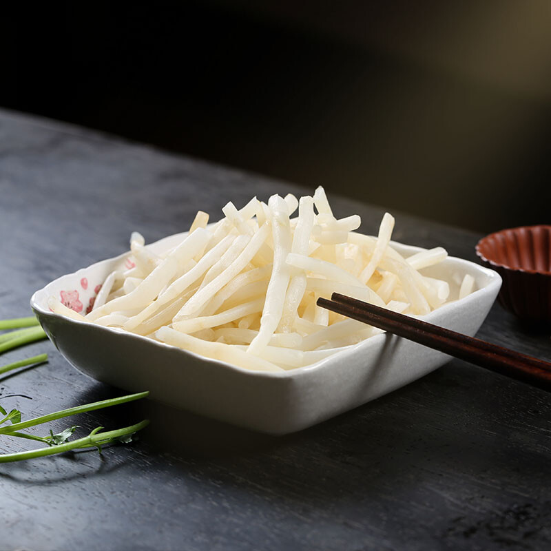 *河南洛阳特产偃师银条菜 地参菊花芯 原味爽口下饭菜泡菜500g【图片