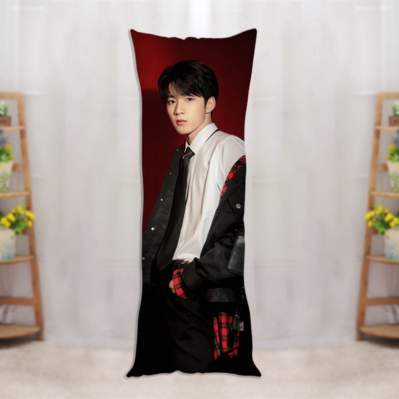 定制靠垫抱枕 刘耀文等身抱枕tnt时代少年团双人长条枕头周边礼物来图