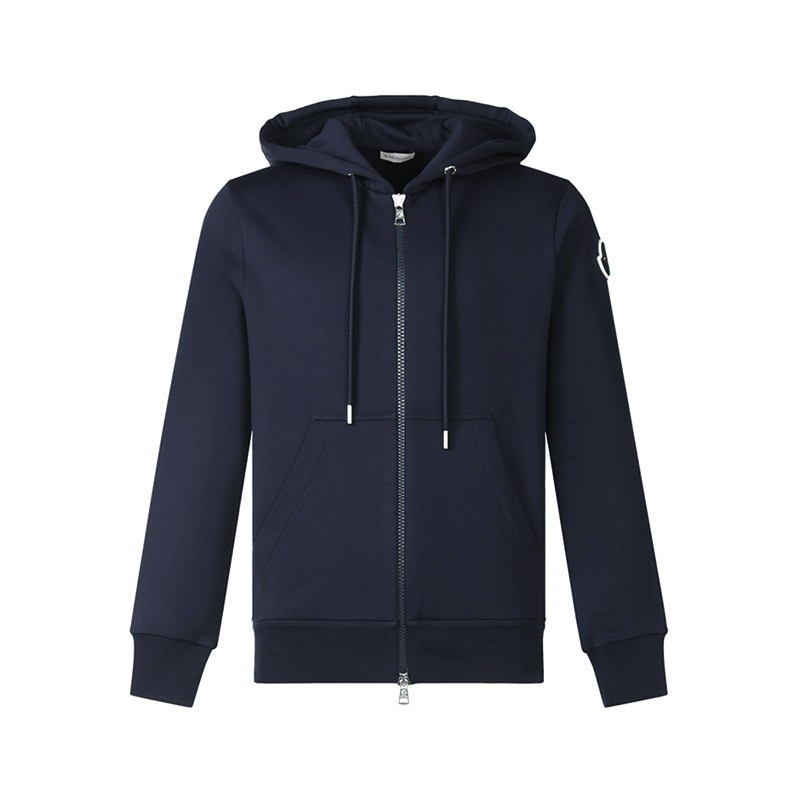 蒙口(moncler) 男士棉质加绒款拉链卫衣运动衫外套 8g00033 899fl 778