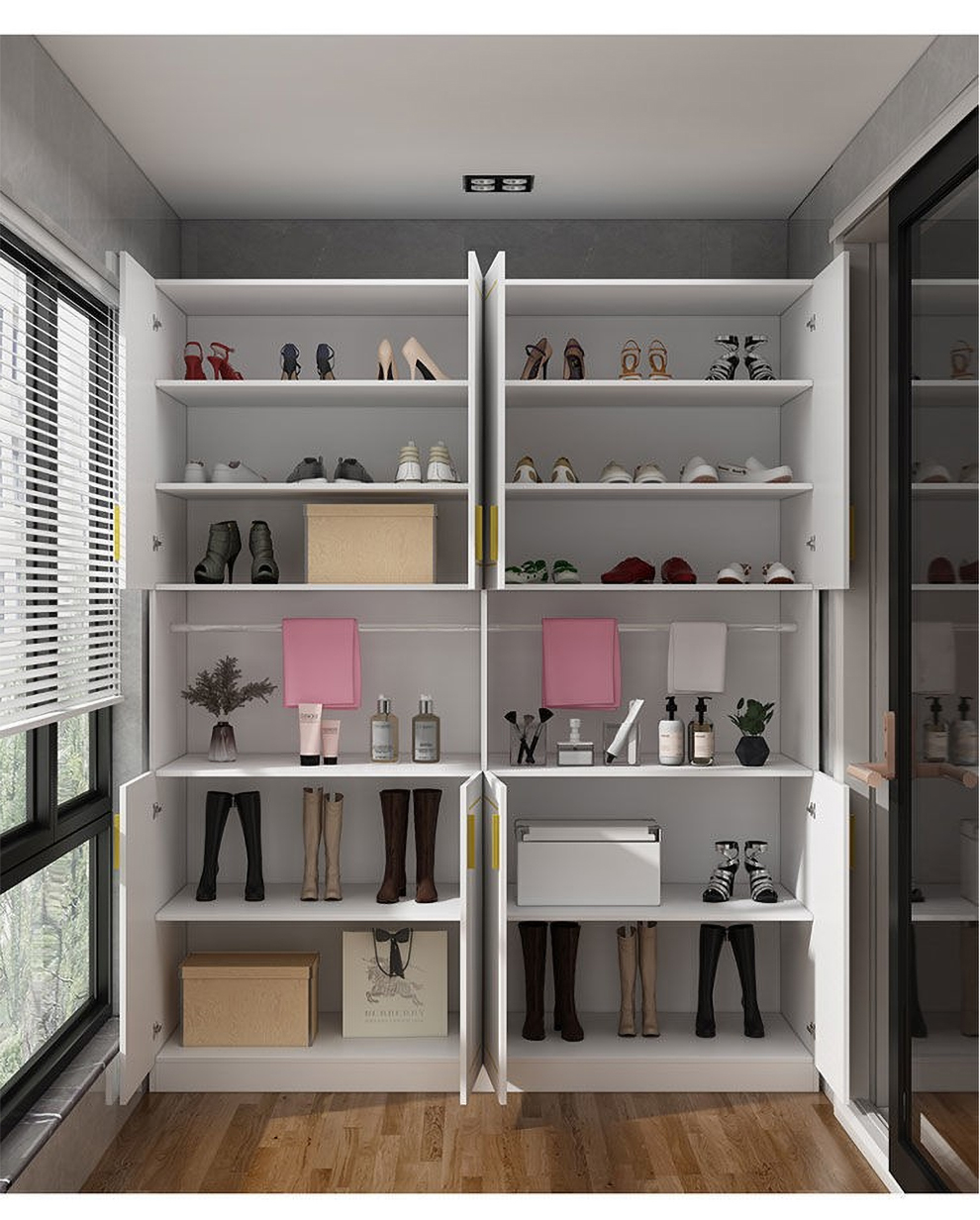 漫勋阳台柜鞋柜玄关储物柜家用大容量入户高柜客厅门厅柜隔断柜子定制