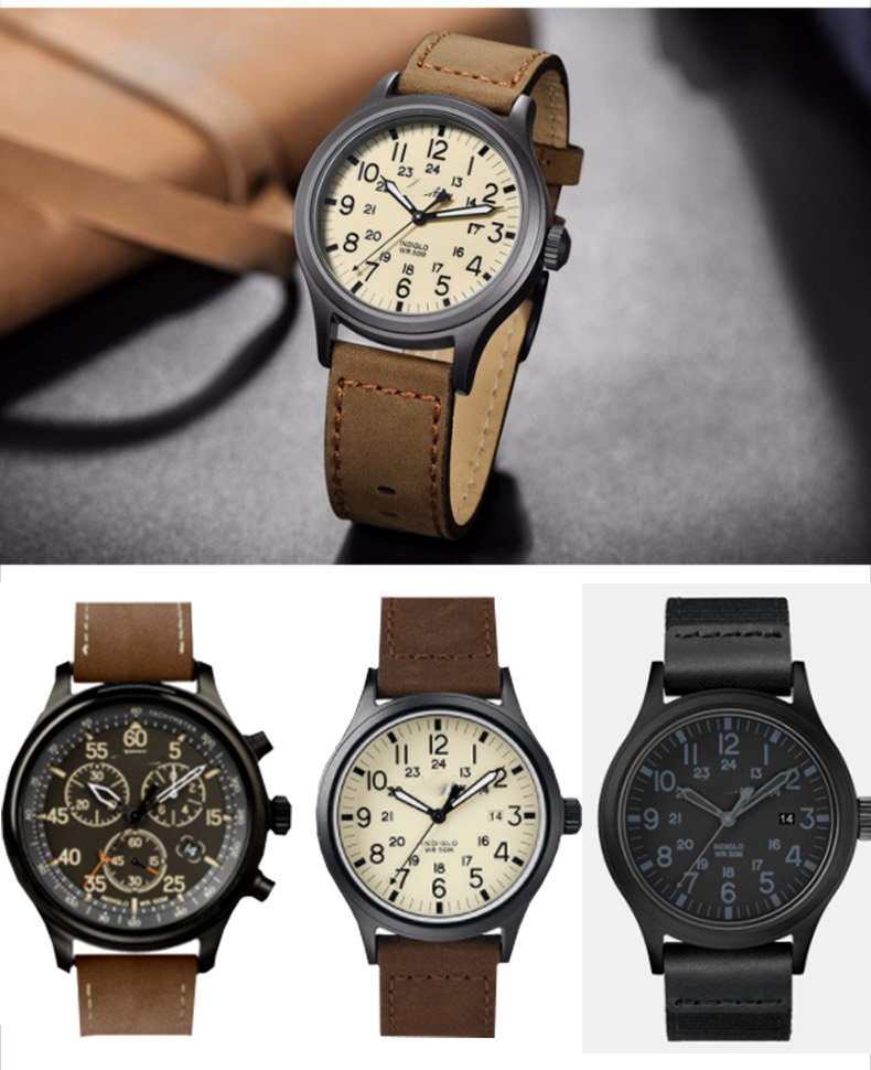 优亨手表配件适配timex天美时t49905arw2r71800t49963真皮表带男通用t