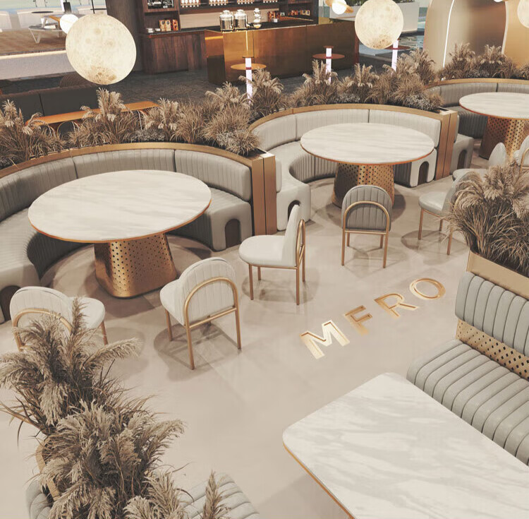 定做主题餐厅包厢半圆弧形卡座酒吧沙发桌椅组合餐饮饭店茶楼定制 外