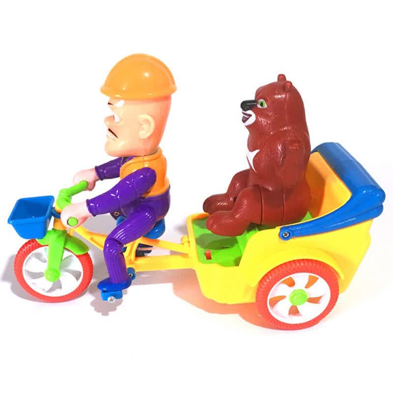 熊出没玩具车光头强嘟嘟电动三轮车熊大二骑自行车儿童玩具mg036 小萌