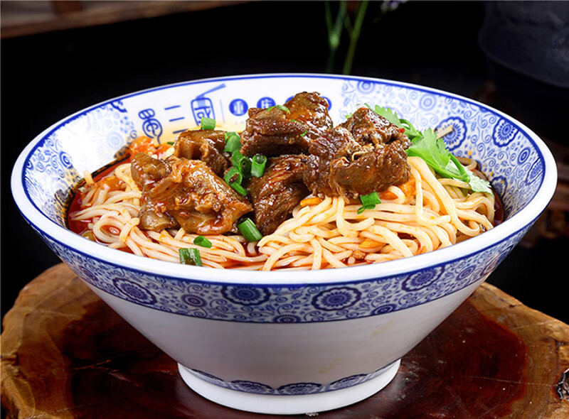 资中兔子面880g资中产地特色龙井面资州面挂面柔软不浑汤面条兔子面二