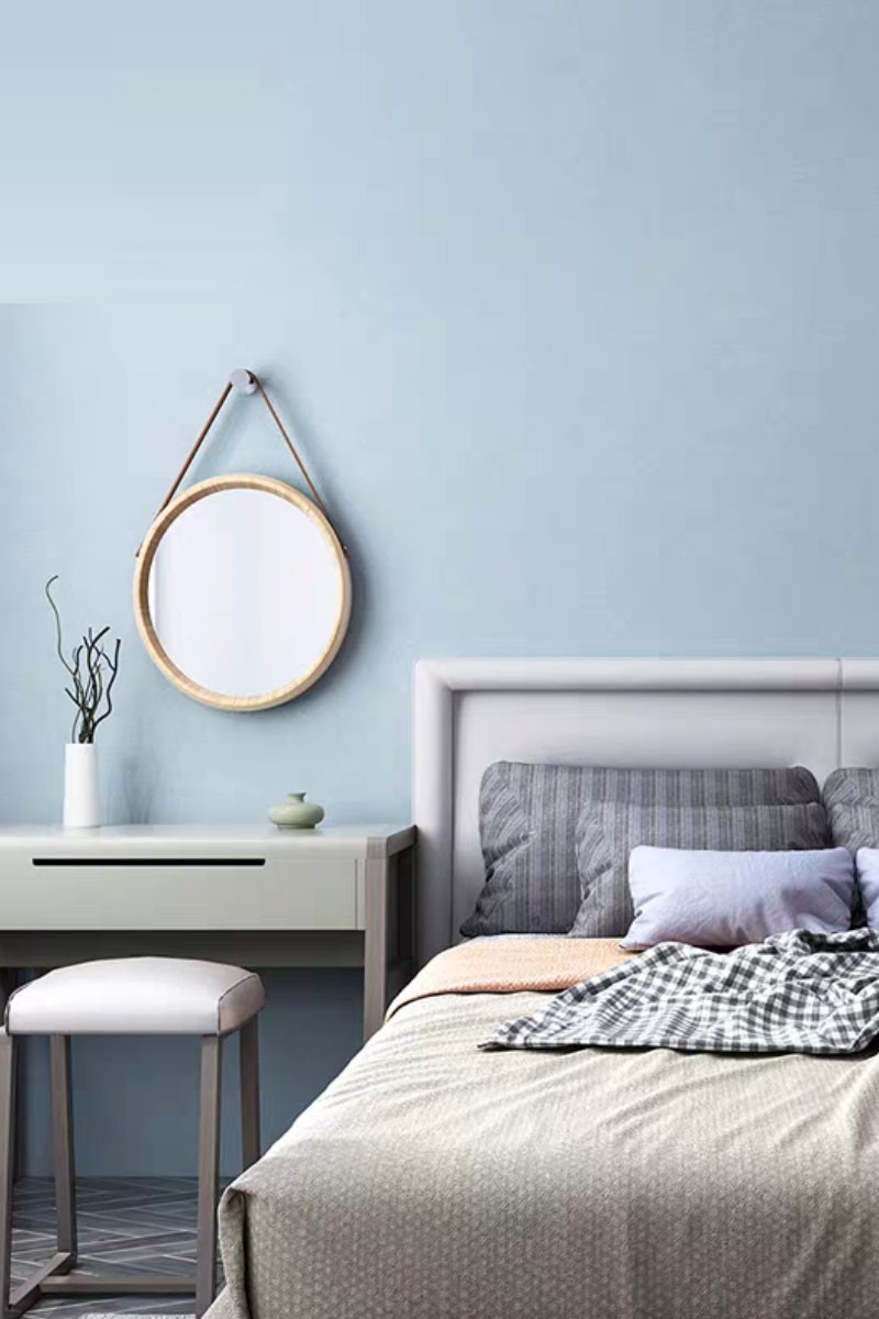 定制背景墙灰蓝色乳胶漆乳胶漆墙面漆墙漆雾霾蓝灰蓝浅蓝色淡蓝色客厅