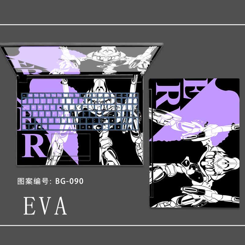 nbiub eva电脑贴纸新世纪福音战士使用联想拯救者y7000p惠普战66华硕