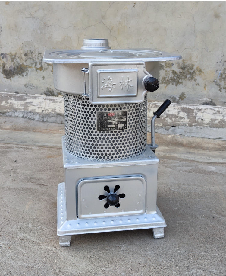 【现货速发】取暖炉柴火灶气化炉家用农村室内无烟烧柴煤两用炉子节能