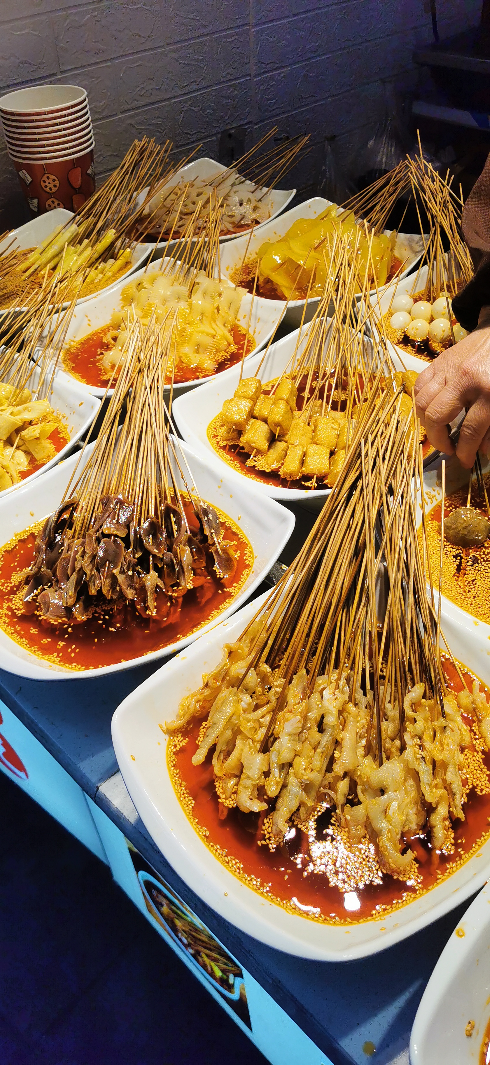 塔夫曼广东特硬碳化竹签商用整箱批发串串香一次性炸串羊肉串烧烤小吃