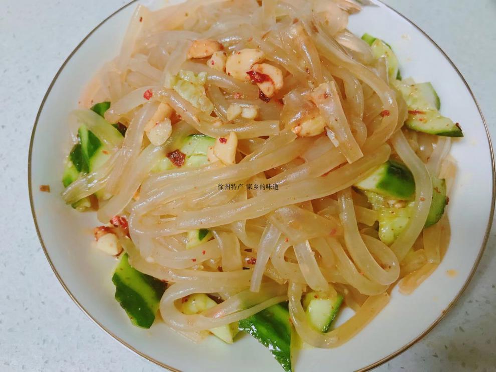 沙集绿豆粉皮 3斤徐州睢宁特产沙集水粉皮拉皮凉皮真空包装300g*5袋