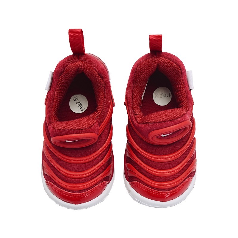 nike耐克男女鞋毛毛虫舒适运动鞋休闲鞋 红色343938-621 8c(14cm)