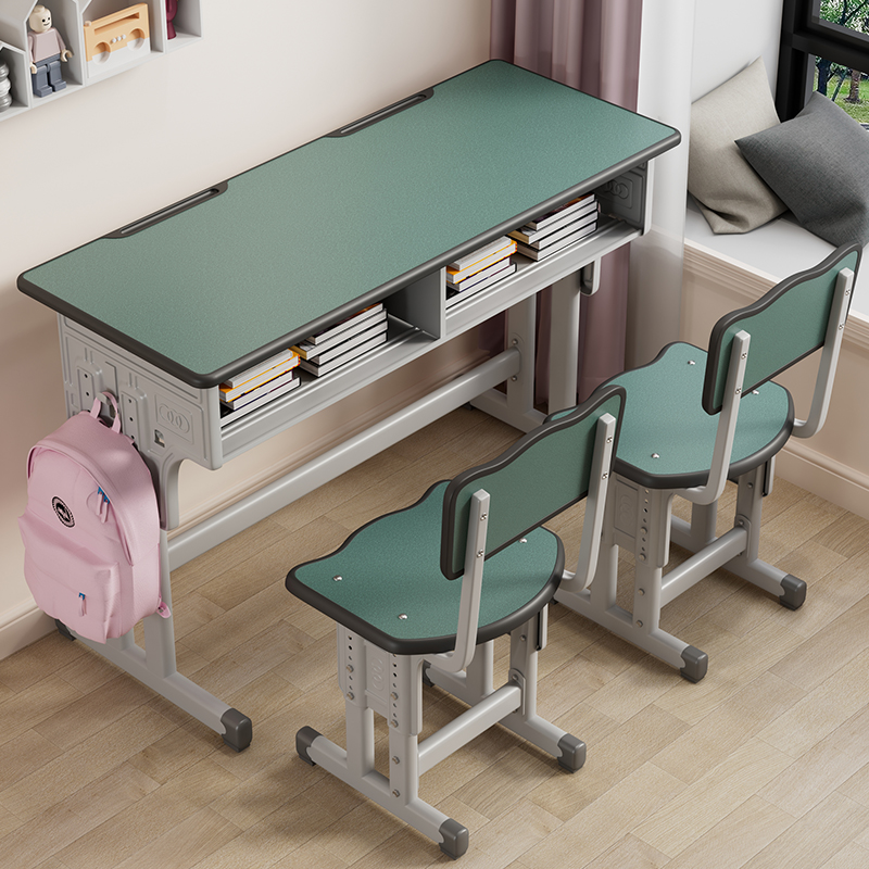 宜·家ik·ea儿童学习桌子小学生书桌家用写字桌椅双人男孩女孩作业课