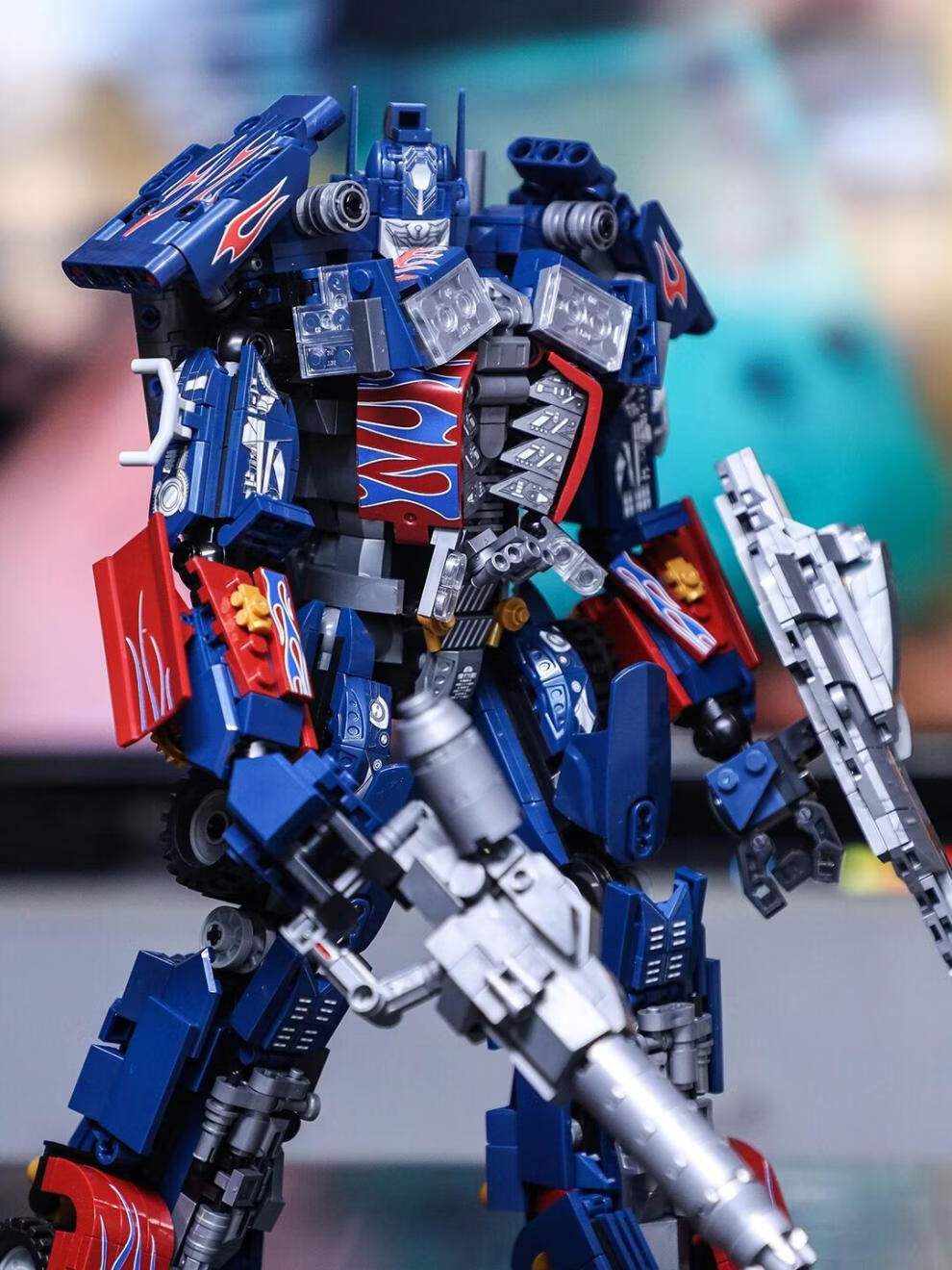 乐高lego擎天柱积木变形机器人大金刚黄蜂男孩拼装玩具模型巨大型