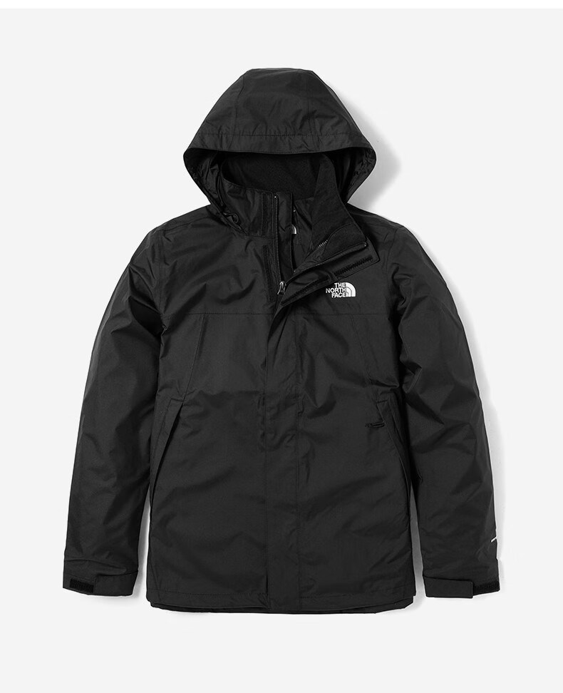 thenorthface北面男22秋冬新夹克户外运动防风潮牌外套4uau jk3/黑色