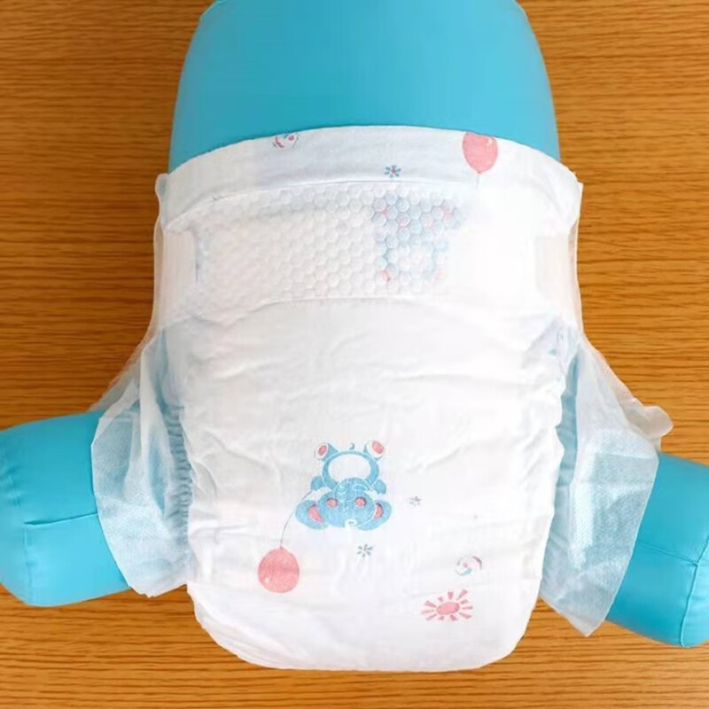 祺安纸尿裤柔薄芯超薄透气尿不湿批发新生儿幼儿干爽二片祺安红色拉拉