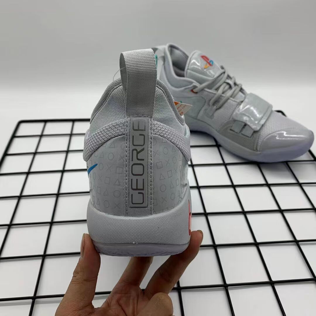 5亮灯篮球鞋保罗乔治pg灰色电玩ps联名运动鞋 亮灯_灰色 50_退货包