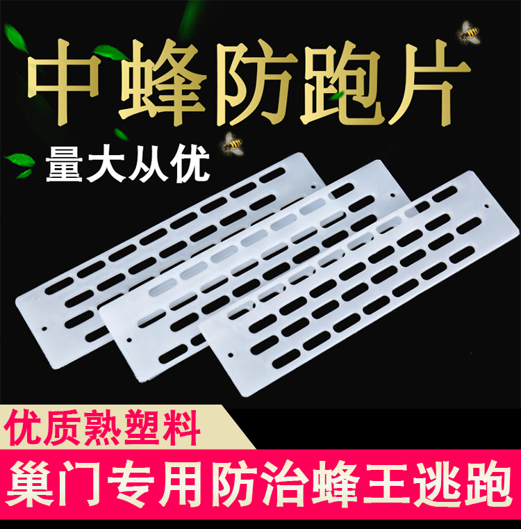 定制适配中蜂防跑王片塑料蜜蜂防逃片蜜蜂箱蜂具养蜂工具全套防盗蜂隔