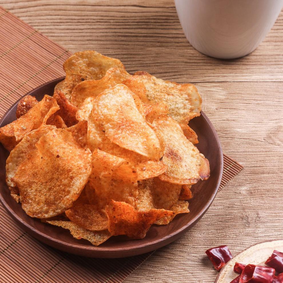 云南陆良土豆丝土豆片洋芋片麻辣油炸怀旧小零食云南特产薯条麻辣50包