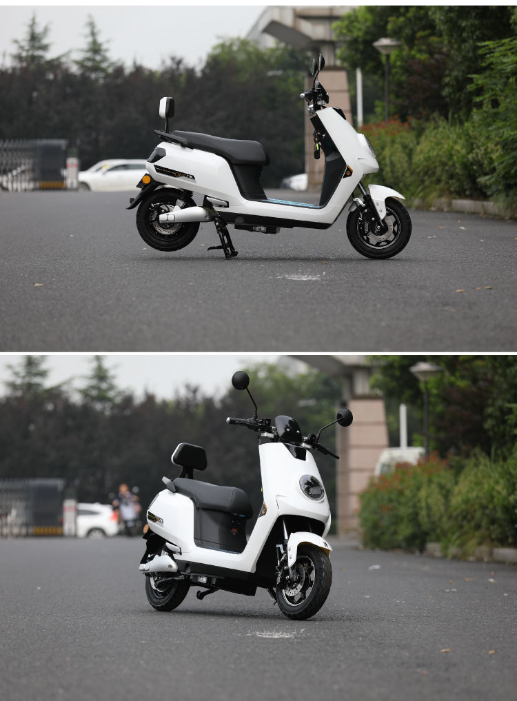 大牛60v电动车72v电动摩托车男士两轮电瓶车小龟王刀锋新电摩电镀银灰