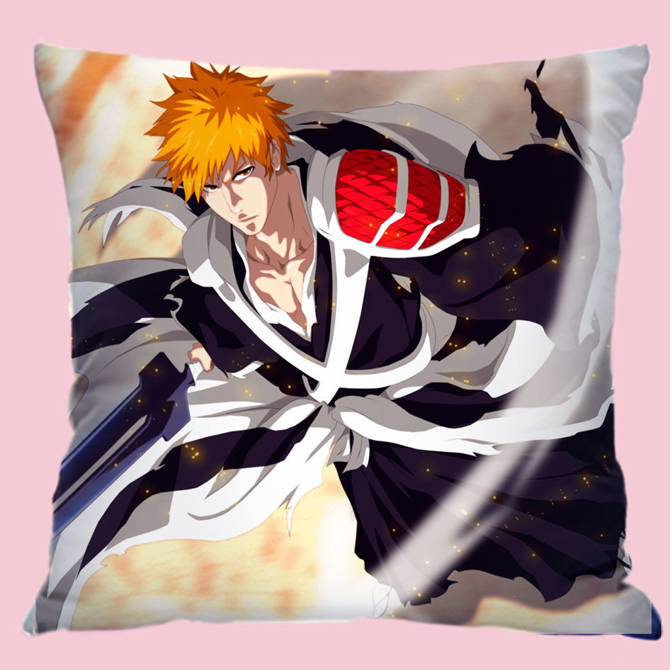 死神周边抱枕黑崎一护日番谷冬狮郎动漫靠枕头生日礼物定做 1 35x35