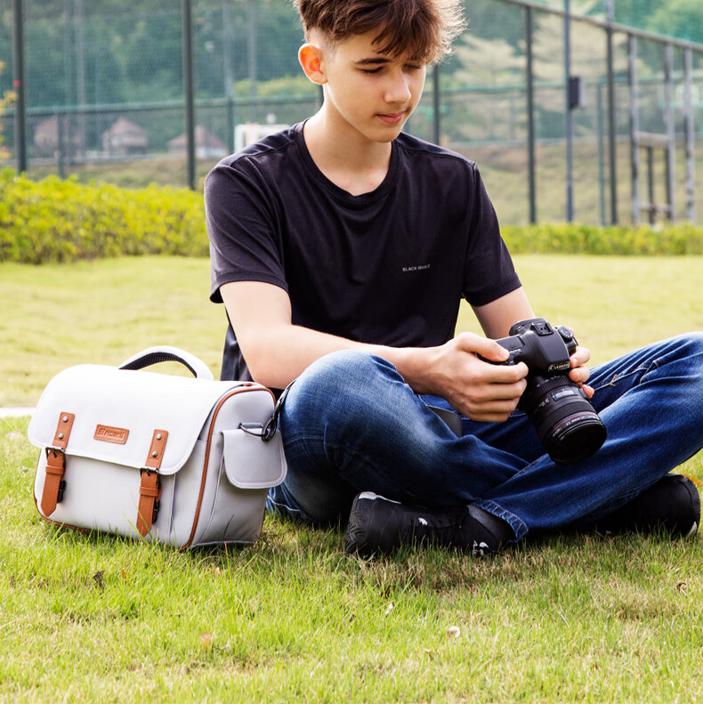 Pulewei Shoulder Crossbody Camera Bag, Protective Rain Cover, Waterproof, for Mirrorless And DSLR Users, Professional Lens Travel Portable Storage Bag 10