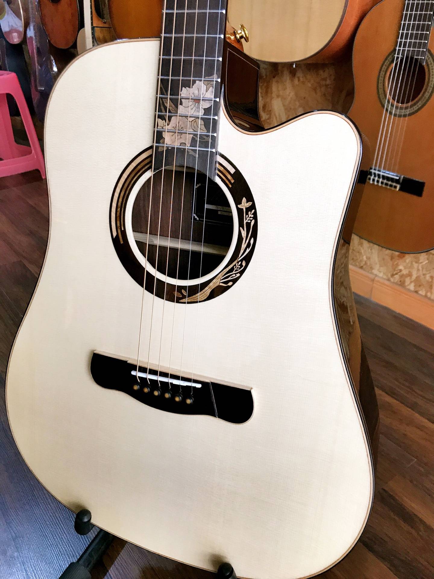 merida吉他春夏秋冬面单板全单美利达民谣41寸学生女男定制款 秋