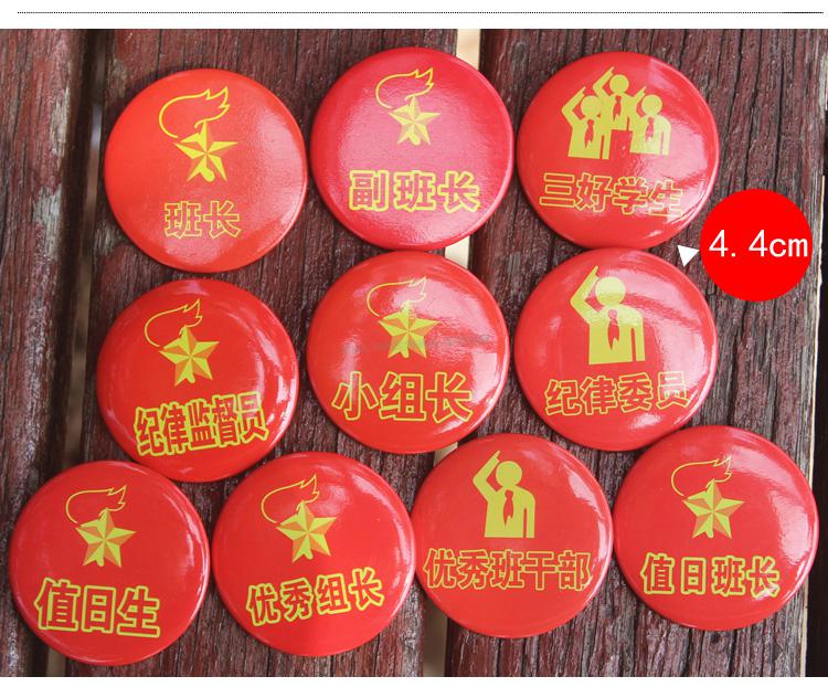 胸章小学生奖章副班长小组长胸牌胸针s8961礼品sw五好少年胸章10个